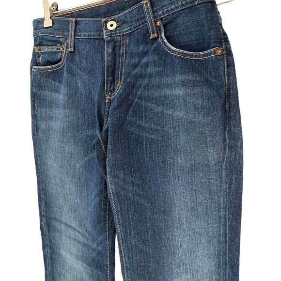 Ralph Lauren Jeans Womens 6 Blue Kelly Stretch Denim Y2K Bootcut Whisker Western - Picture 2 of 13